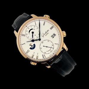 Glashütte Original Senator Cosmopolite 18K Box Pap. Ref. 1-89-02-01-05-30