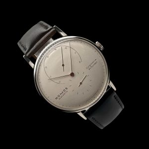 Nomos Glashütte Lambda 18K Weiß Box Papiere Ref. 931