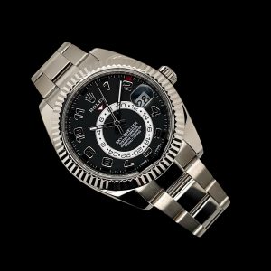 Rolex Sky-Dweller 18K Weiß BJ 2015 Box Papiere Ref. 326939