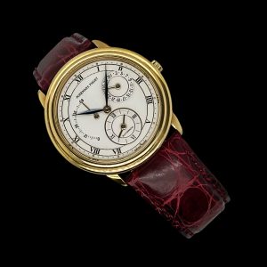 Audemars Piguet Jules Audemars Dual Time 18K Box Papiere 25685BA