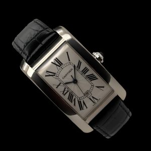Cartier Tank Américaine GM 18K Weißgold Ref. 2521 / W2605556