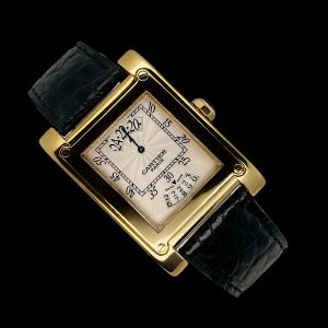 Cartier Tank á Vis CPCP “Wandering Hours” 18K Box Pap. W1534451