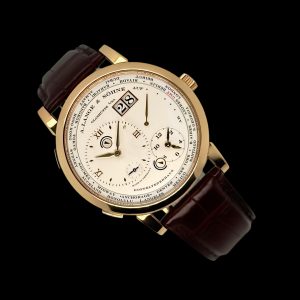 A. Lange & Söhne Lange 1 Time Zone 18K Box Papiere Ref. 116.032