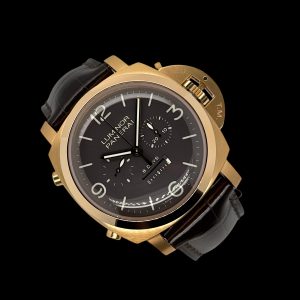 Panerai Luminor 1950 Rattapante 18K Rosé Box Papiere PAM00319