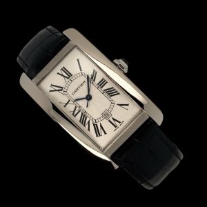 Cartier Tank Américaine GM 18K Weißgold Ref. 2521 / W2605556