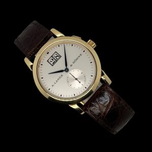 A. Lange & Söhne Saxonia 1. Generation 18K Box Jahr 1994 102.002