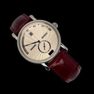 Chronoswiss Delphis Retrograde Stahl Full Set BJ 2004 Ref. CH1423