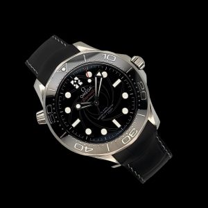 Omega Seamaster “James Bond” Platin 2023 Neu Ref. 210.93.42.20.01