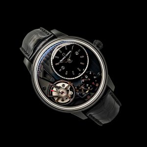 Maurice Lacroix Masterpiece Gravity PVD Stahl Box Papiere MP6118