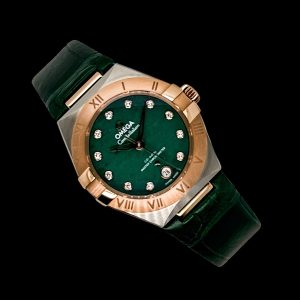 Omega Constellation Stahl 18K Aventurin FullSet 131.23.29.20.99.001