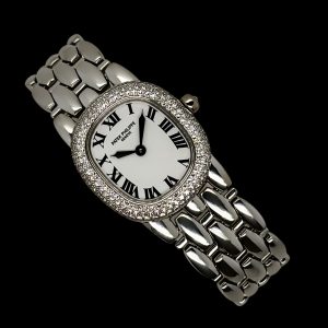 Patek Philippe Golden Ellipse 18K Weißgold Brillanten Ref. 4831/1