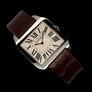 Cartier Santos Dumont 18K Weißgold Ref. 2651