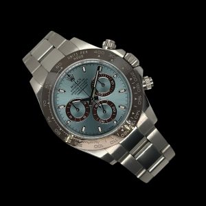 Rolex Daytona Iceblue Dial Platinum LC100 2020 Full Set 116506