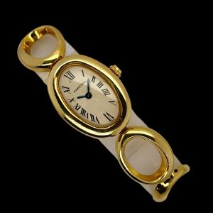 Cartier Baignoire 1924 18K Gold Box Papiere Ref. 1967 1 W15108K7