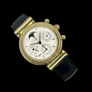 IWC Da Vinci Ewiger Kalender Chronograph 18K Gelbgold IW3750