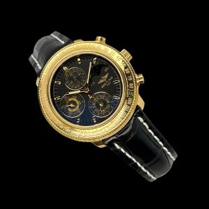 Breitling Astromat Perpetual 18K Box Papiere 1993 Ref. K18405