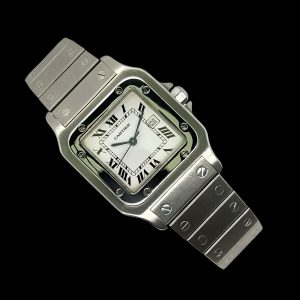 Cartier Santos Carrée Stahl Automatik Booklet Ref. 2960